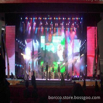 Metis indoor mesh stage/rental video wall LED curtain screen, easy to install